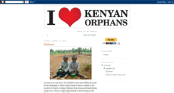 Desktop Screenshot of ilovekenyanorphans.blogspot.com