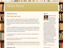 Tablet Screenshot of alisonpensy.blogspot.com