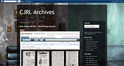 Desktop Screenshot of cjrlarchives.blogspot.com