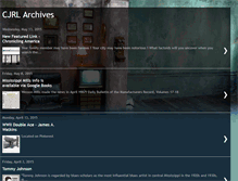 Tablet Screenshot of cjrlarchives.blogspot.com