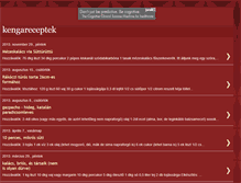 Tablet Screenshot of kengareceptek.blogspot.com