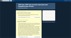 Desktop Screenshot of kpss-2009.blogspot.com