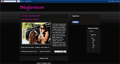 Desktop Screenshot of belas-garotas.blogspot.com