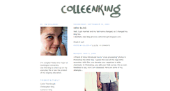 Desktop Screenshot of colleenking.blogspot.com