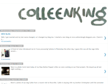 Tablet Screenshot of colleenking.blogspot.com