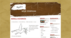 Desktop Screenshot of nesedemirhan.blogspot.com