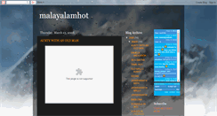 Desktop Screenshot of malayalamhot.blogspot.com