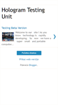 Mobile Screenshot of hologramtest.blogspot.com