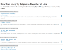 Tablet Screenshot of downline-integrity-brigade.blogspot.com