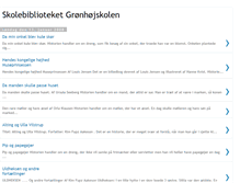 Tablet Screenshot of gronhojbibliotek.blogspot.com