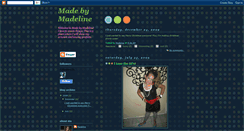 Desktop Screenshot of madebymadeline-madeline.blogspot.com