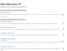 Tablet Screenshot of boasideiasparatv.blogspot.com