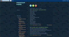 Desktop Screenshot of friends-and-poems.blogspot.com