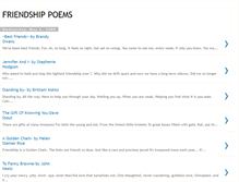 Tablet Screenshot of friends-and-poems.blogspot.com