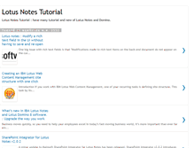 Tablet Screenshot of lotustutorial.blogspot.com