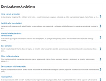 Tablet Screenshot of devizakereskedelem.blogspot.com