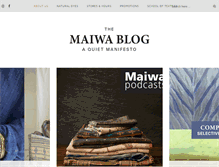 Tablet Screenshot of maiwahandprints.blogspot.com