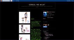 Desktop Screenshot of cerealnomilk.blogspot.com