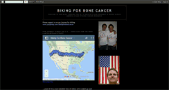 Desktop Screenshot of bikingforbonecancer.blogspot.com