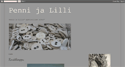 Desktop Screenshot of pennijalilli.blogspot.com
