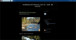 Desktop Screenshot of hidroelectricasenelsurdechile.blogspot.com