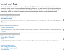 Tablet Screenshot of investment-tool.blogspot.com