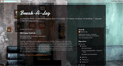 Desktop Screenshot of break-a-leg.blogspot.com