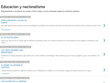 Tablet Screenshot of educacionynacionalismo.blogspot.com