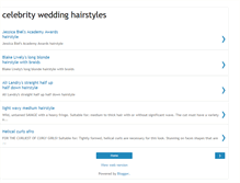 Tablet Screenshot of celebrity-wedding-hairstyles.blogspot.com