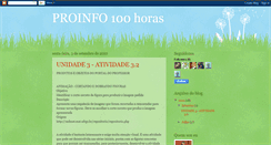 Desktop Screenshot of proinfo100horasleopoldina.blogspot.com
