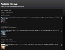 Tablet Screenshot of androidhelova.blogspot.com