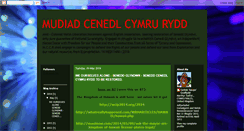 Desktop Screenshot of mudiadcenedlcymrurydd.blogspot.com