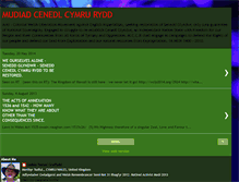 Tablet Screenshot of mudiadcenedlcymrurydd.blogspot.com