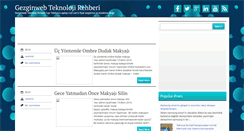 Desktop Screenshot of gezginhaber.blogspot.com