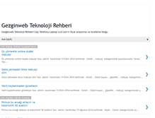 Tablet Screenshot of gezginhaber.blogspot.com