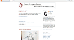 Desktop Screenshot of paperdragonpress.blogspot.com