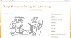 Desktop Screenshot of organiclivingandgardening.blogspot.com