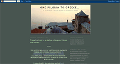 Desktop Screenshot of 1pilgrim2greece.blogspot.com