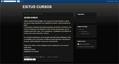 Desktop Screenshot of exituscursos.blogspot.com