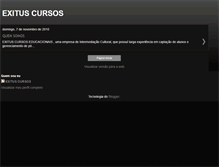 Tablet Screenshot of exituscursos.blogspot.com