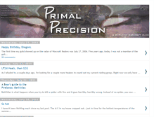 Tablet Screenshot of primalprecision.blogspot.com