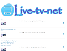 Tablet Screenshot of live-tv-net.blogspot.com