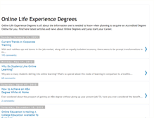 Tablet Screenshot of online-life-experience-degrees.blogspot.com