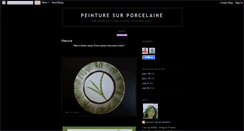 Desktop Screenshot of creationsurporcelaine.blogspot.com
