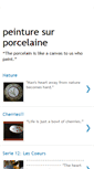 Mobile Screenshot of creationsurporcelaine.blogspot.com