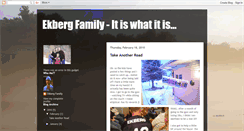 Desktop Screenshot of ekbergfamily.blogspot.com