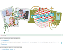 Tablet Screenshot of cantinhodoreiarthur.blogspot.com