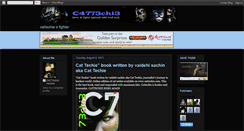 Desktop Screenshot of cattechiehacker.blogspot.com