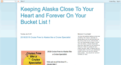 Desktop Screenshot of ilovealaskablog.blogspot.com