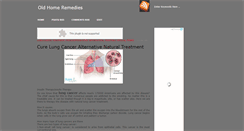 Desktop Screenshot of old-home-remedies.blogspot.com